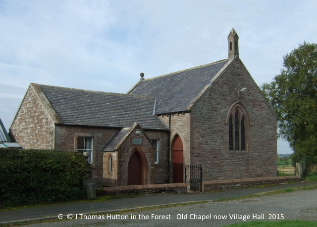 Hutton in the Forest NY 4438 Old Chapel now Village Hall at Hutton End