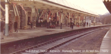 Keswick 3 - NY2723 Railway station on its last day