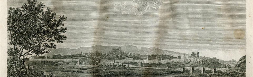Carlisle from Hutchinson's Cumberland 1794