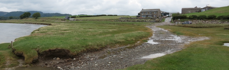 Sand Gate, Flookburgh - terminus of the over-sands crossing from Ulverston