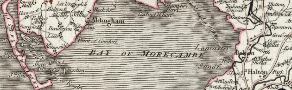 Map of Morecambe Bay