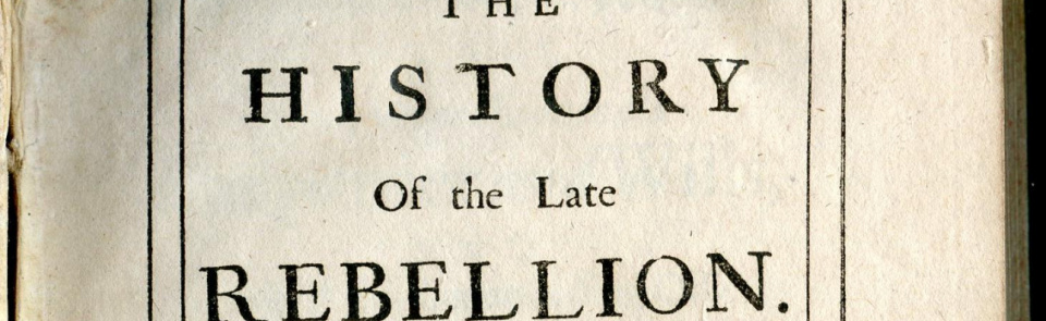 Robert Pattern, The History of the Late Rebellion, 1717